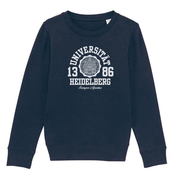 Kids Organic Sweatshirt, french navy, marshall