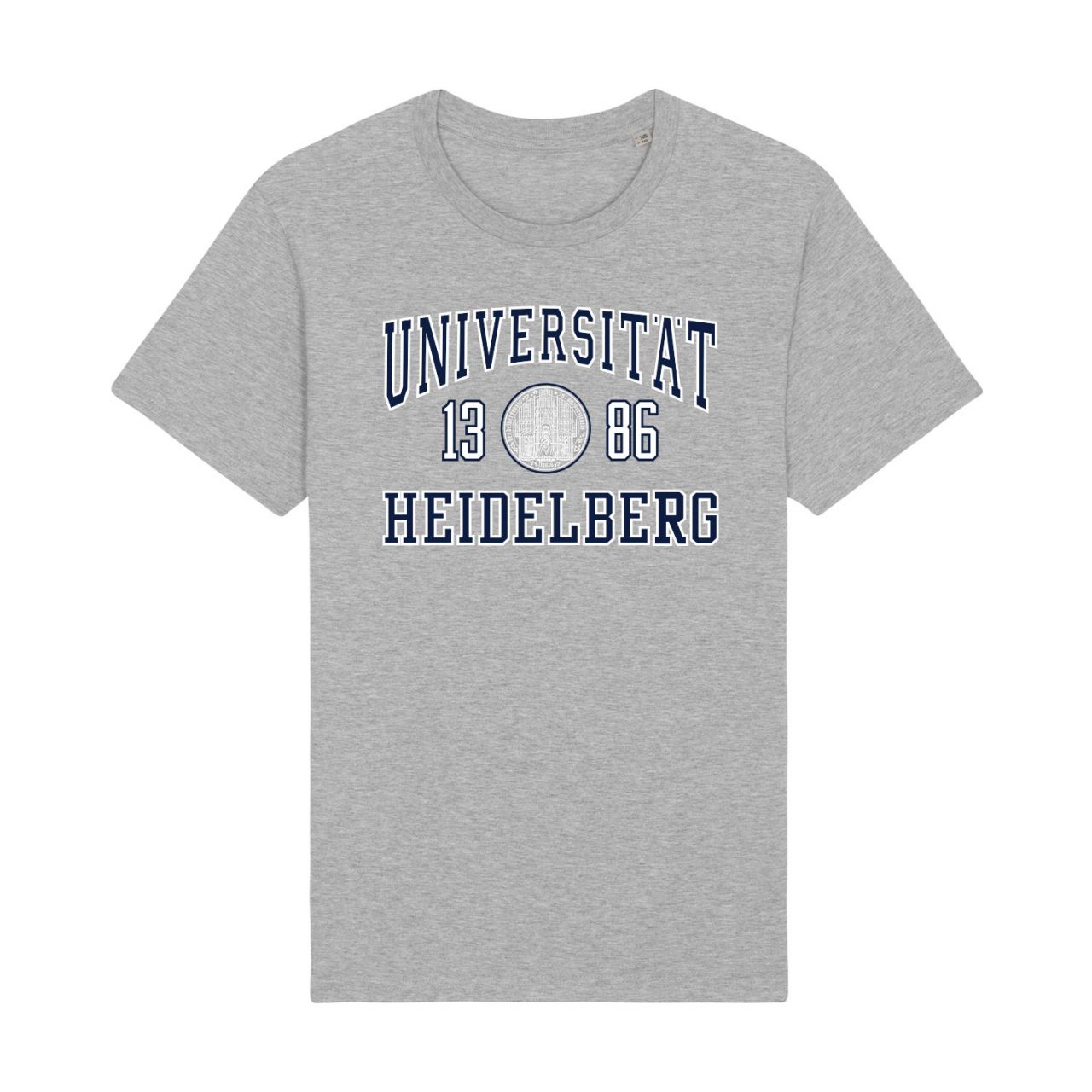 Iconic Herren Organic T-Shirt, heather grey, classic