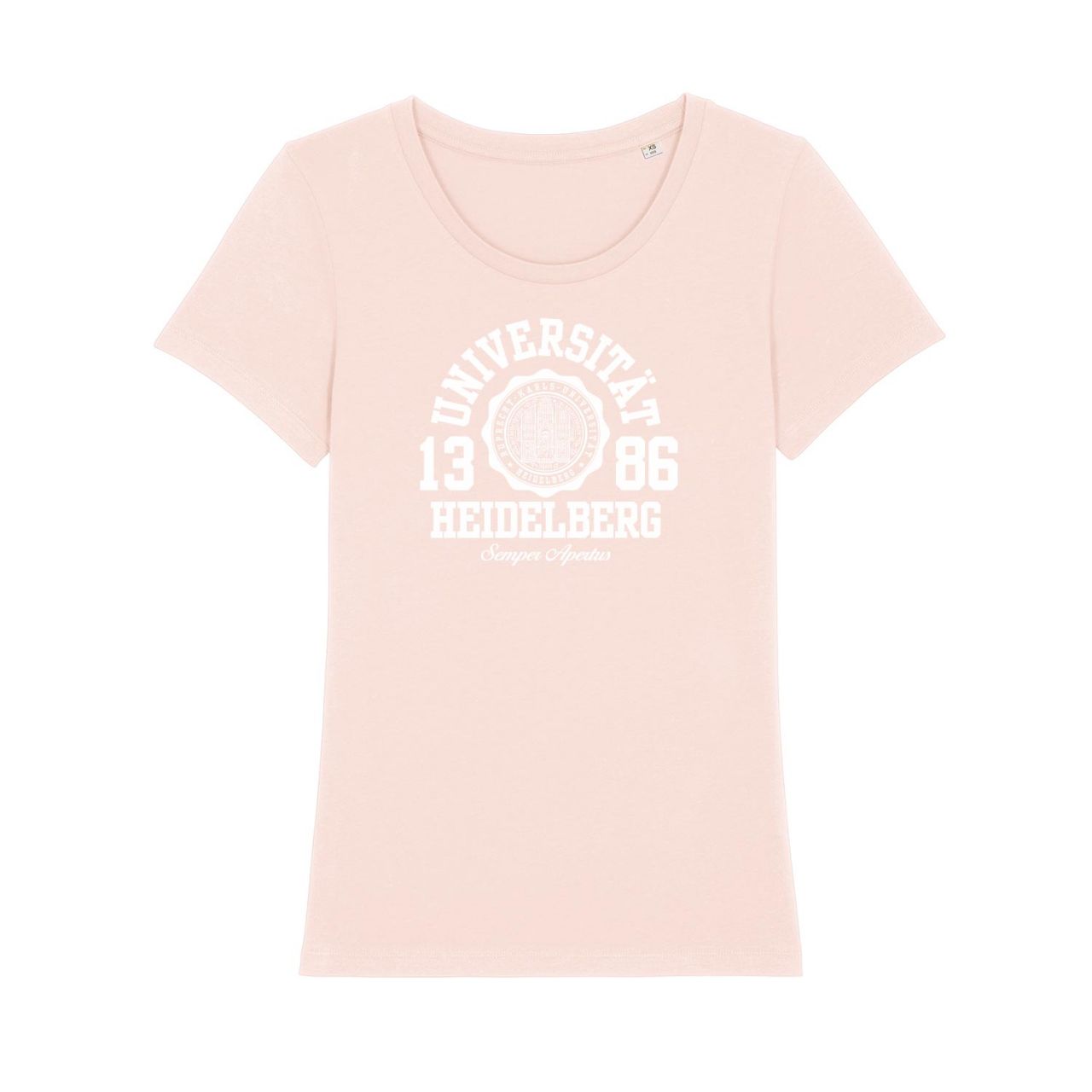 Damen Organic T-Shirt, candy pink, marshall