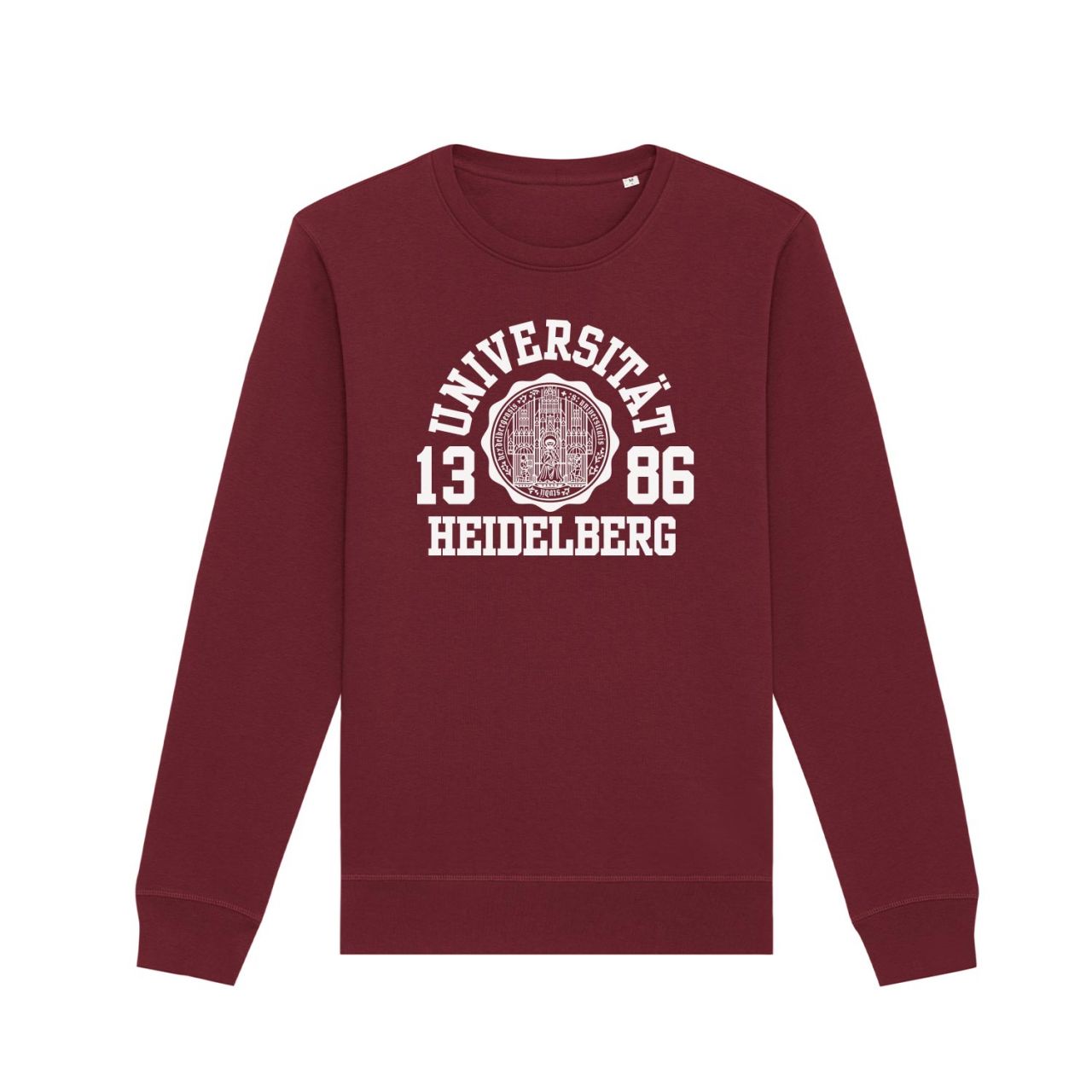 Unisex Sweatshirt, burgundy, marshall