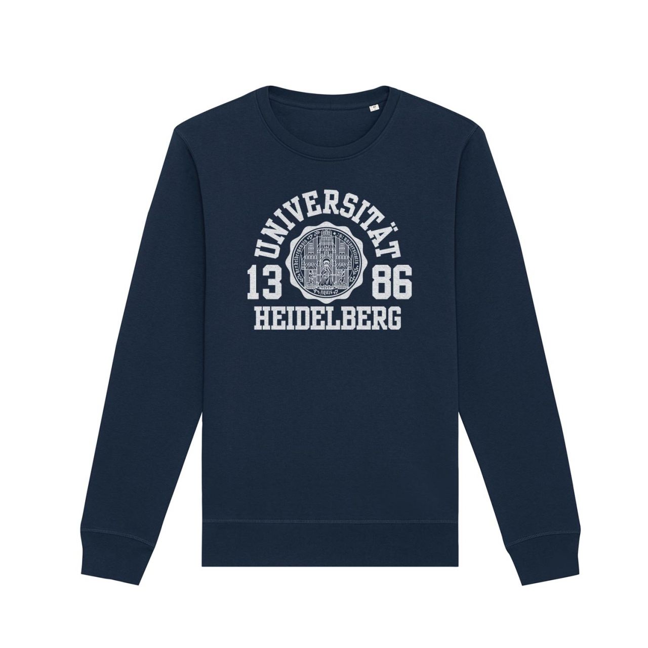 Unisex Contrast Hooded Sweatshirt, navy/grey, marshall