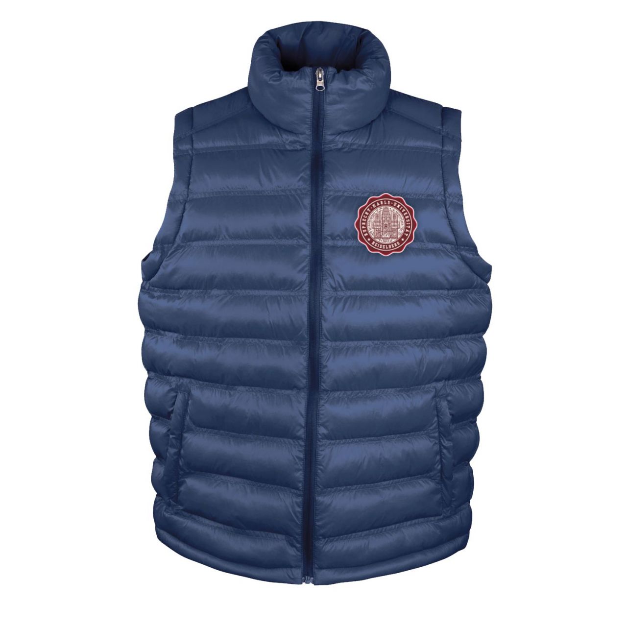 Herren Steppweste, navy, siegel