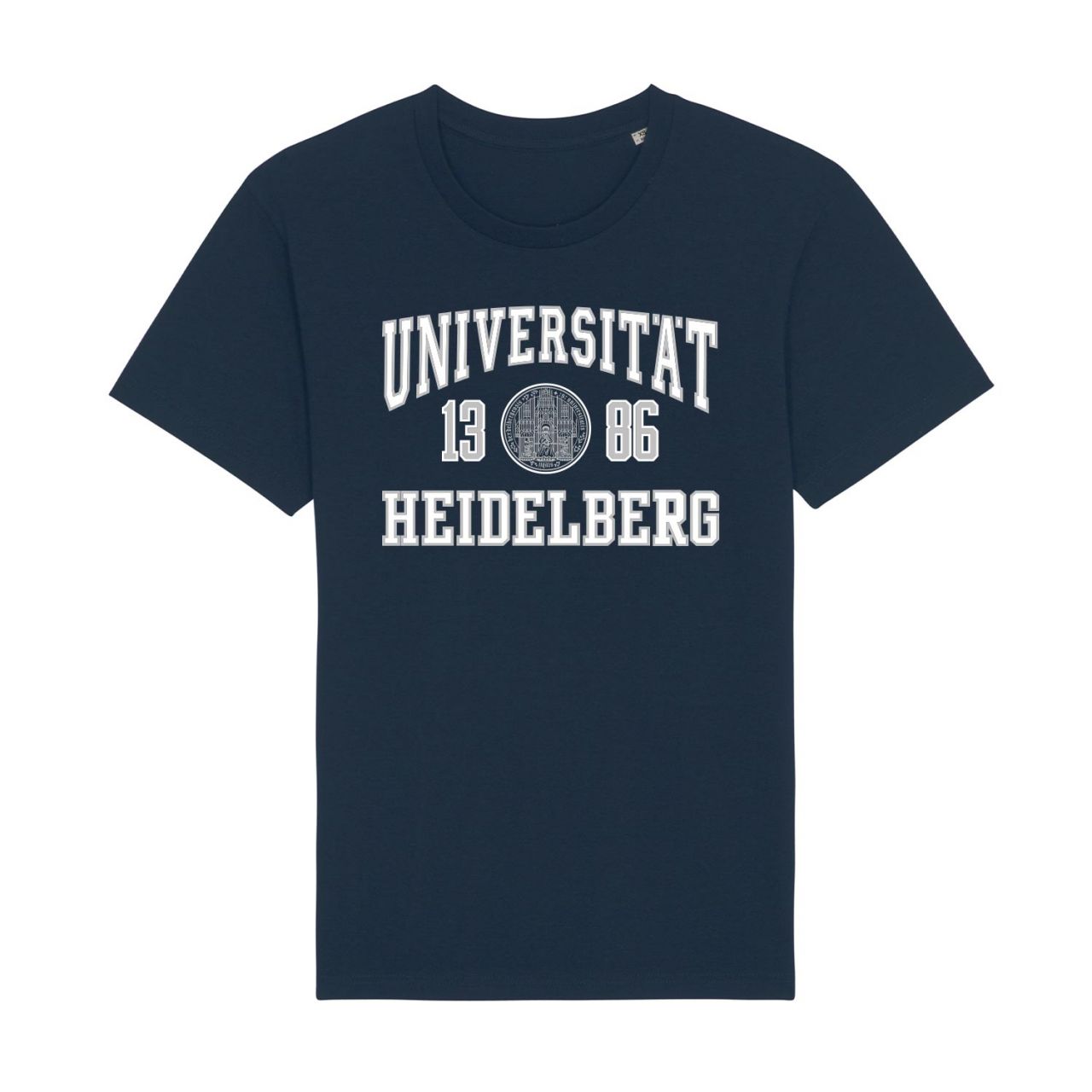 Iconic Herren Organic T-Shirt, navy, classic