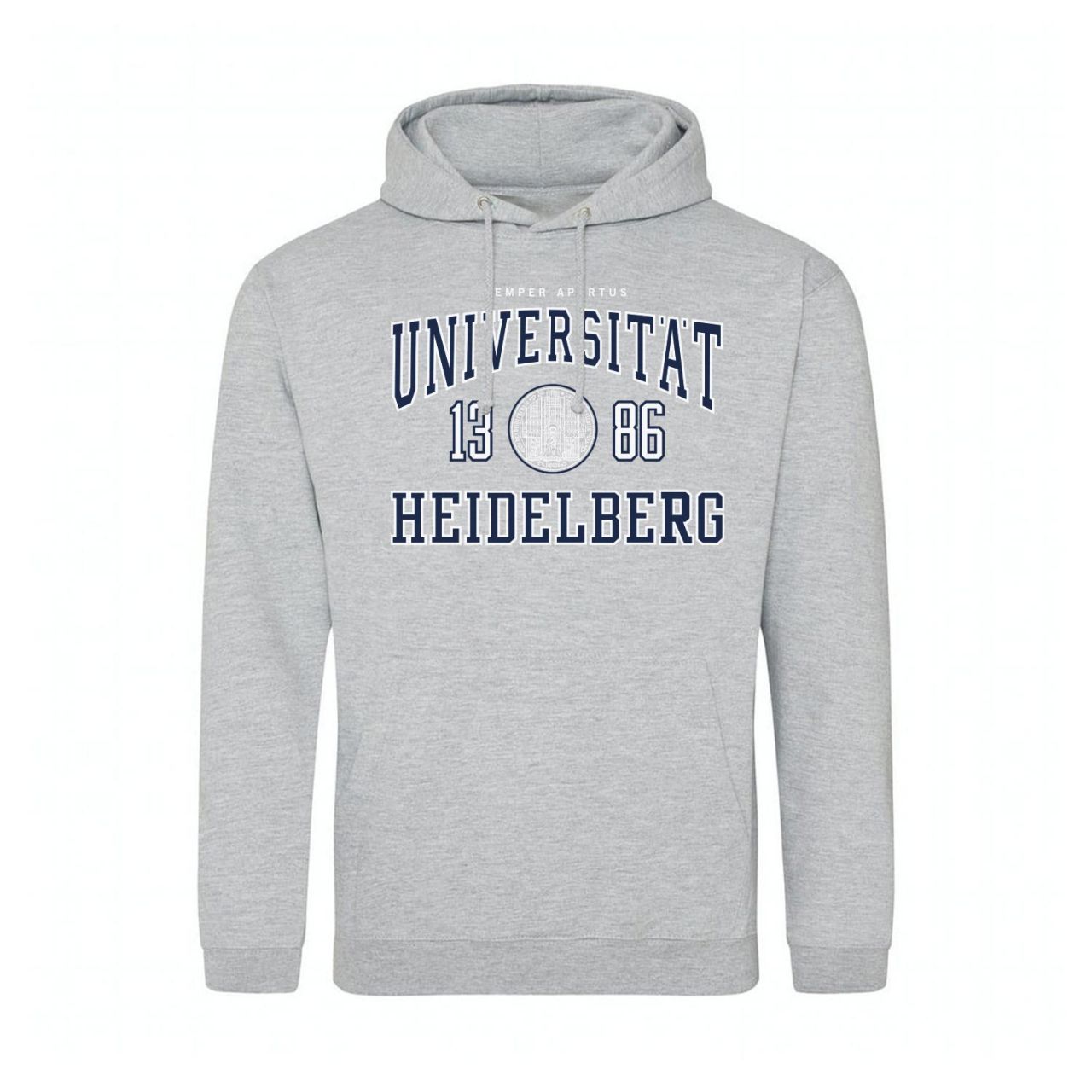 Classic Hooded Sweatshirt, heather grey, classic