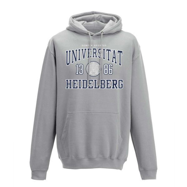 Classic Hooded Sweatshirt, heather grey, classic