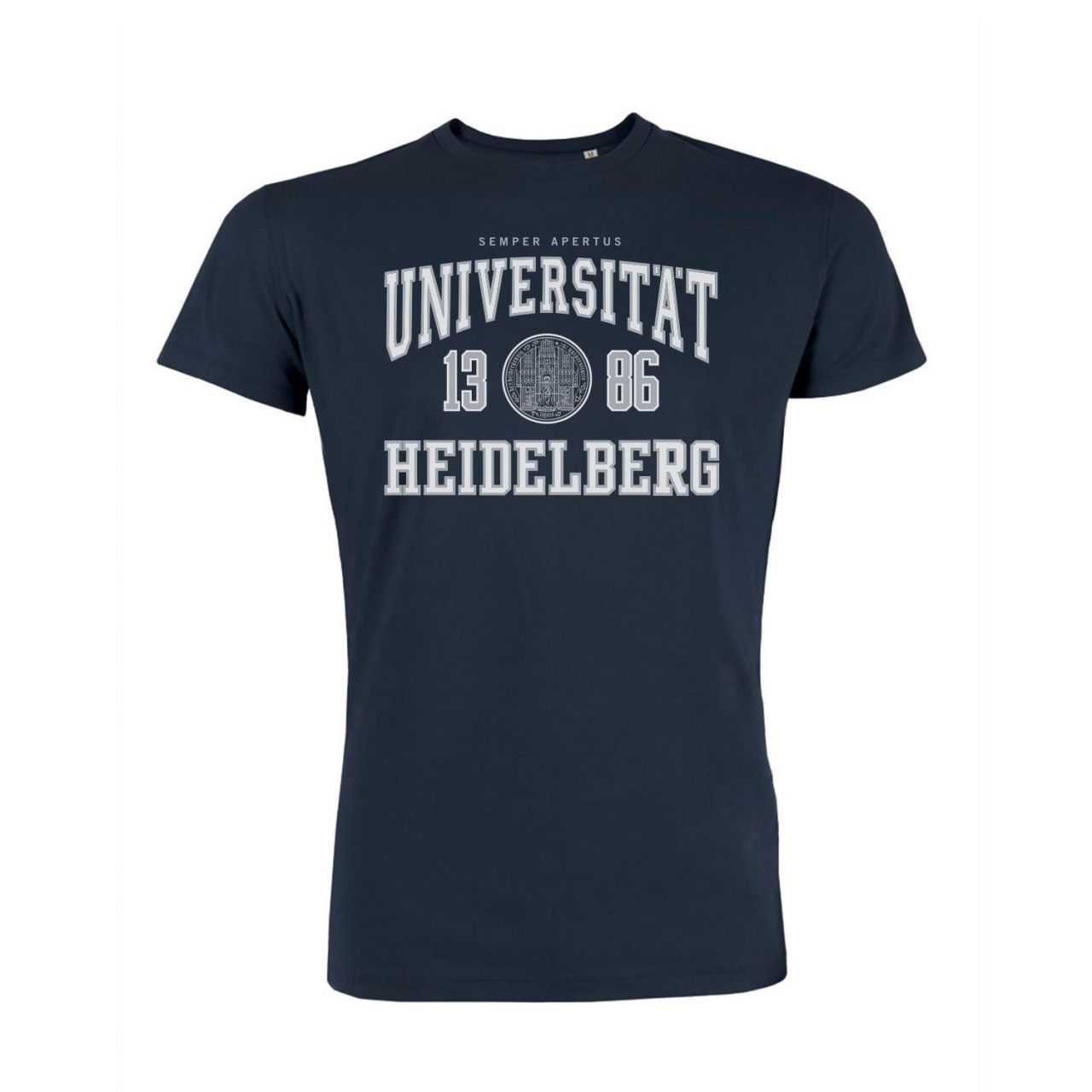 Herren Organic T-Shirt, navy, classic