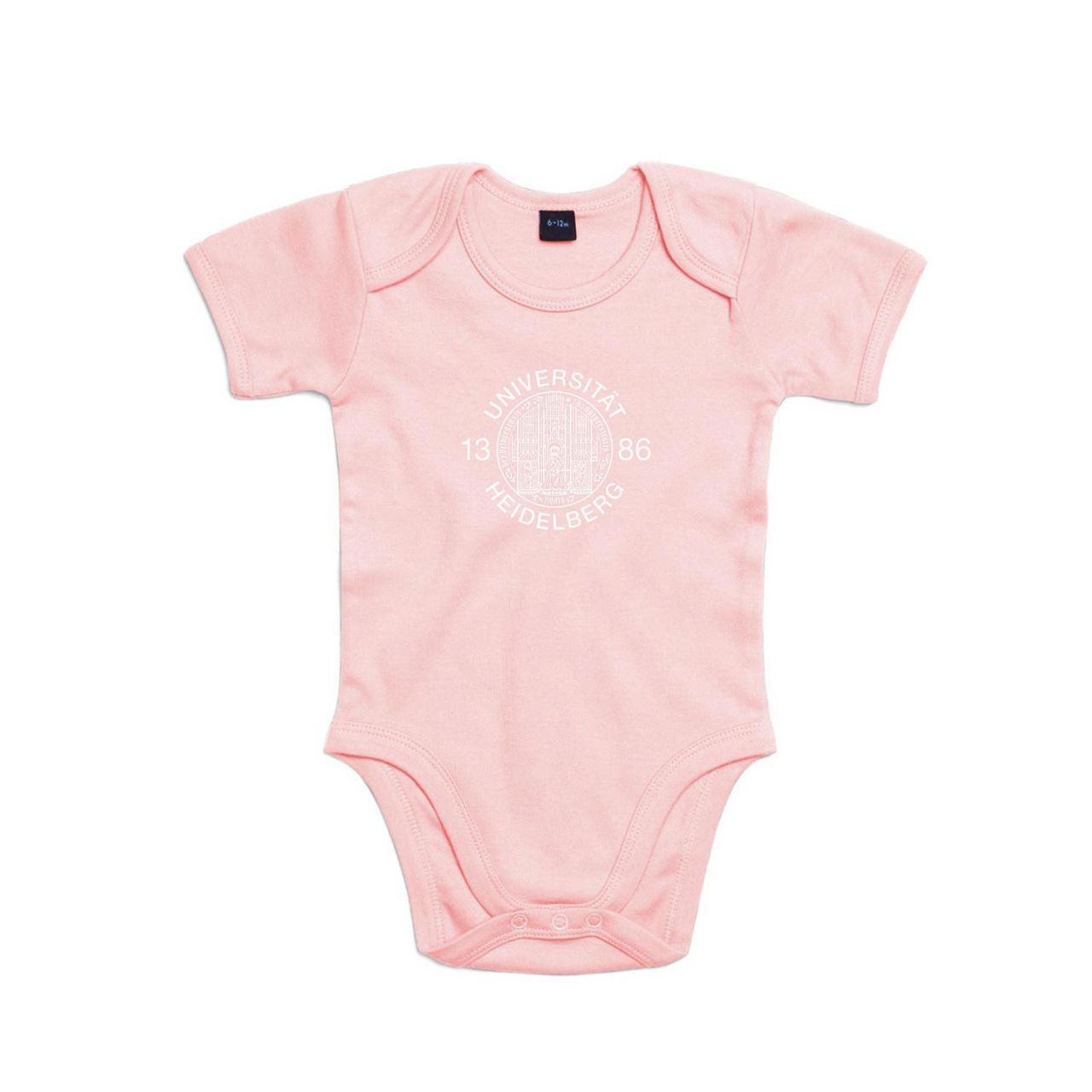 Baby Bodysuit, powder pink, siegel