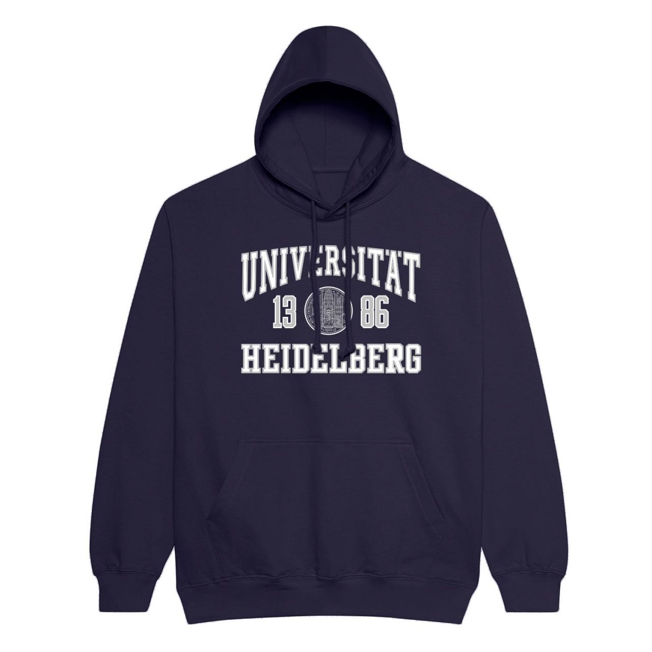 Classic Hooded Sweatshirt, navy, classic