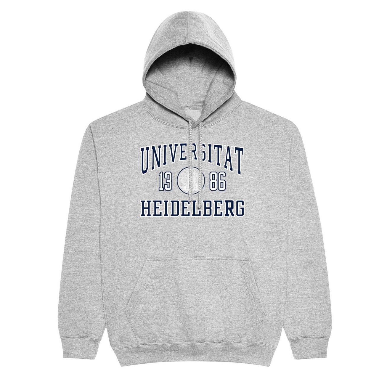 Classic Hooded Sweatshirt, heather grey, classic