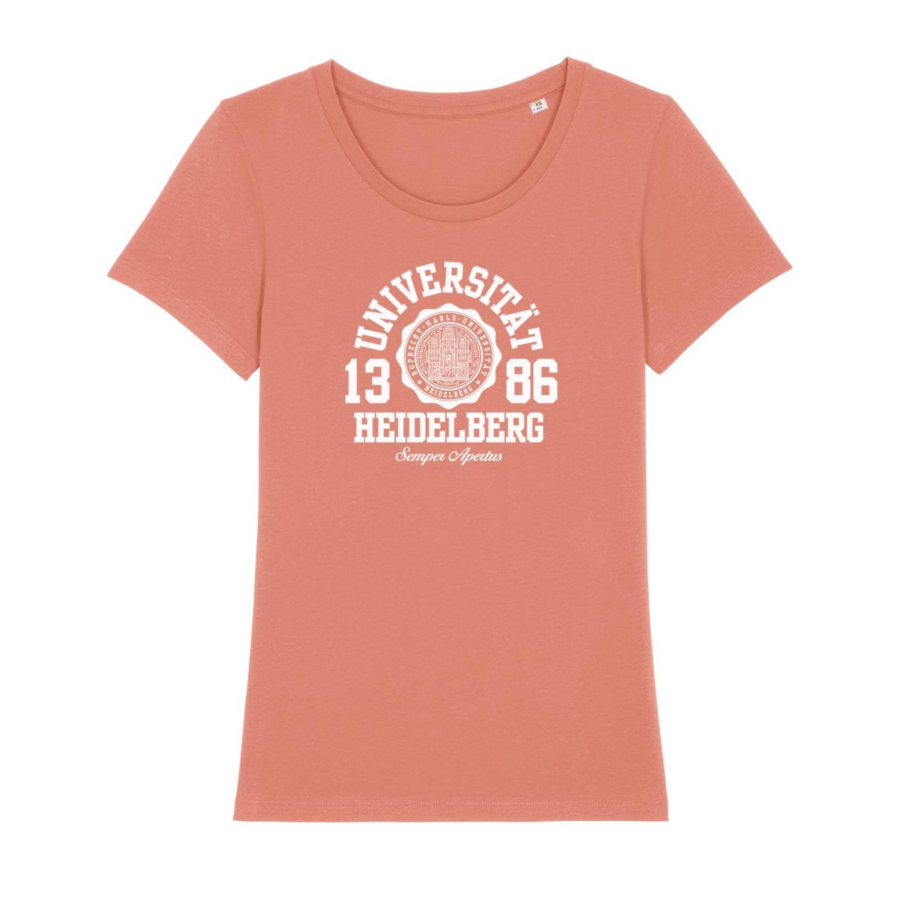 Damen Organic T-Shirt, rose clay, marshall
